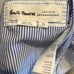 Anthropologie Pernille Rosenkilde Strapless Pinstripe Cotton Crop Top Size XL