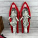 iMove by iNook Snowshoes 23'' Snow Shoes Men Women red white adjustable size