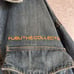 Hip-hop FUBU embroidered logo big size denim jacket B-BOY.