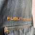 Hip-hop FUBU embroidered logo big size denim jacket B-BOY.