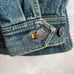 Hip-hop FUBU embroidered logo big size denim jacket B-BOY.