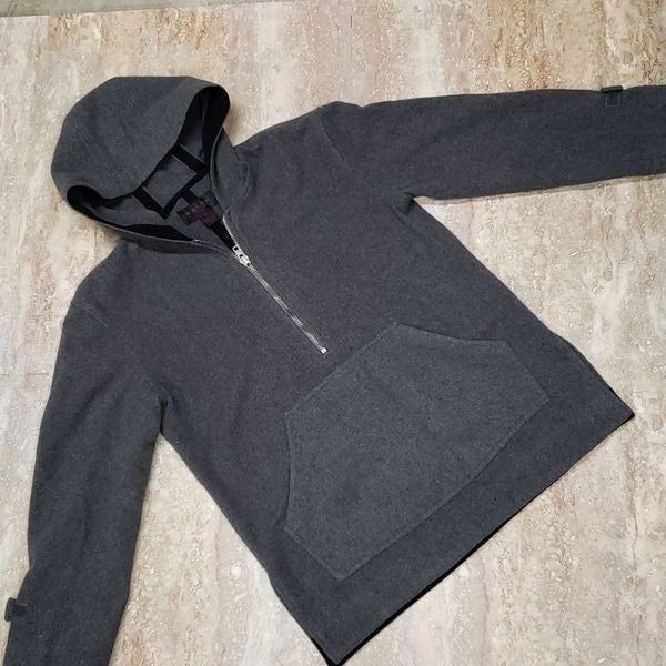 RALPH LAUREN WOMENS WORSTED WOOL 1/2 ZIP PULLOVER