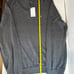 Alashan Mens Sweater HCC Hershey Country Club Gray V Neck XXL Cotton Cashmere