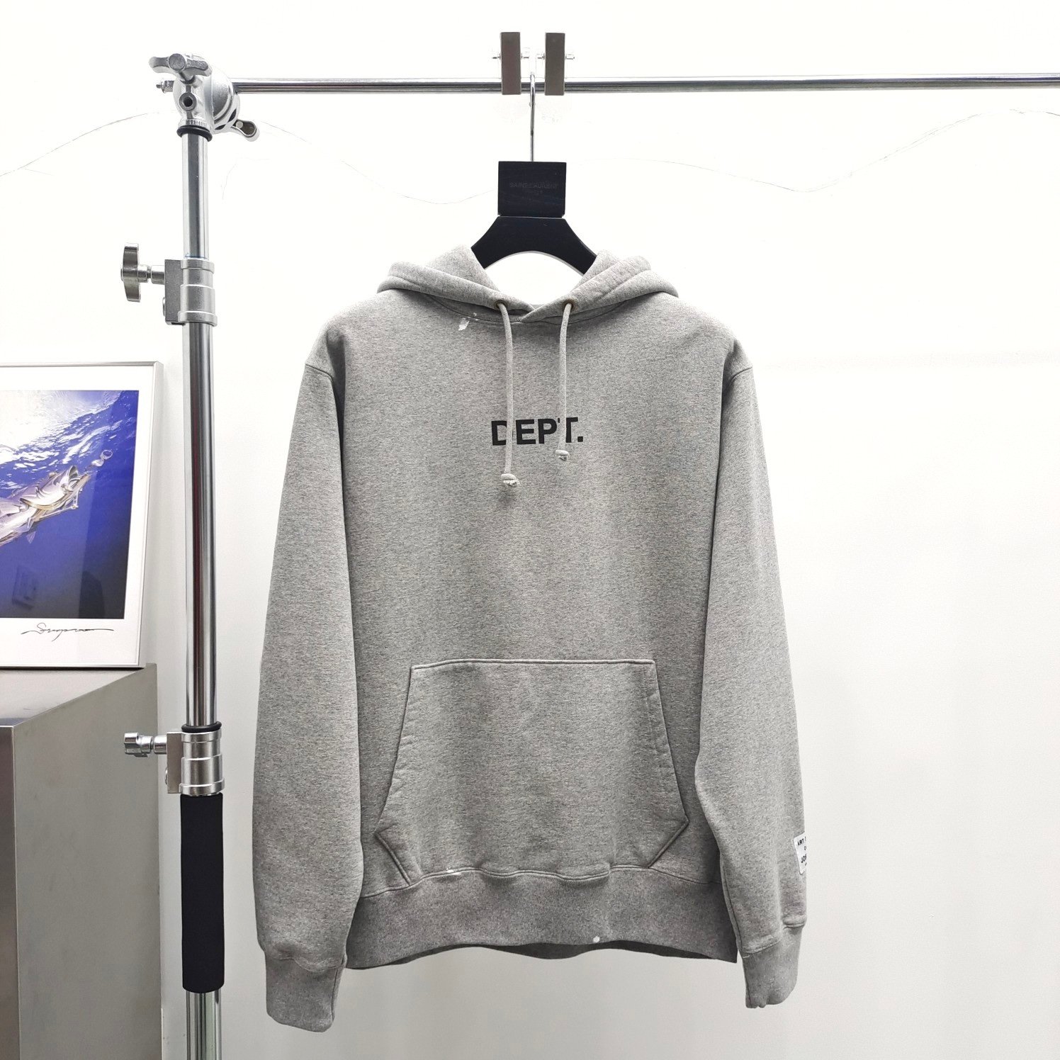 Gallery Dept Hoodie Grey Medium