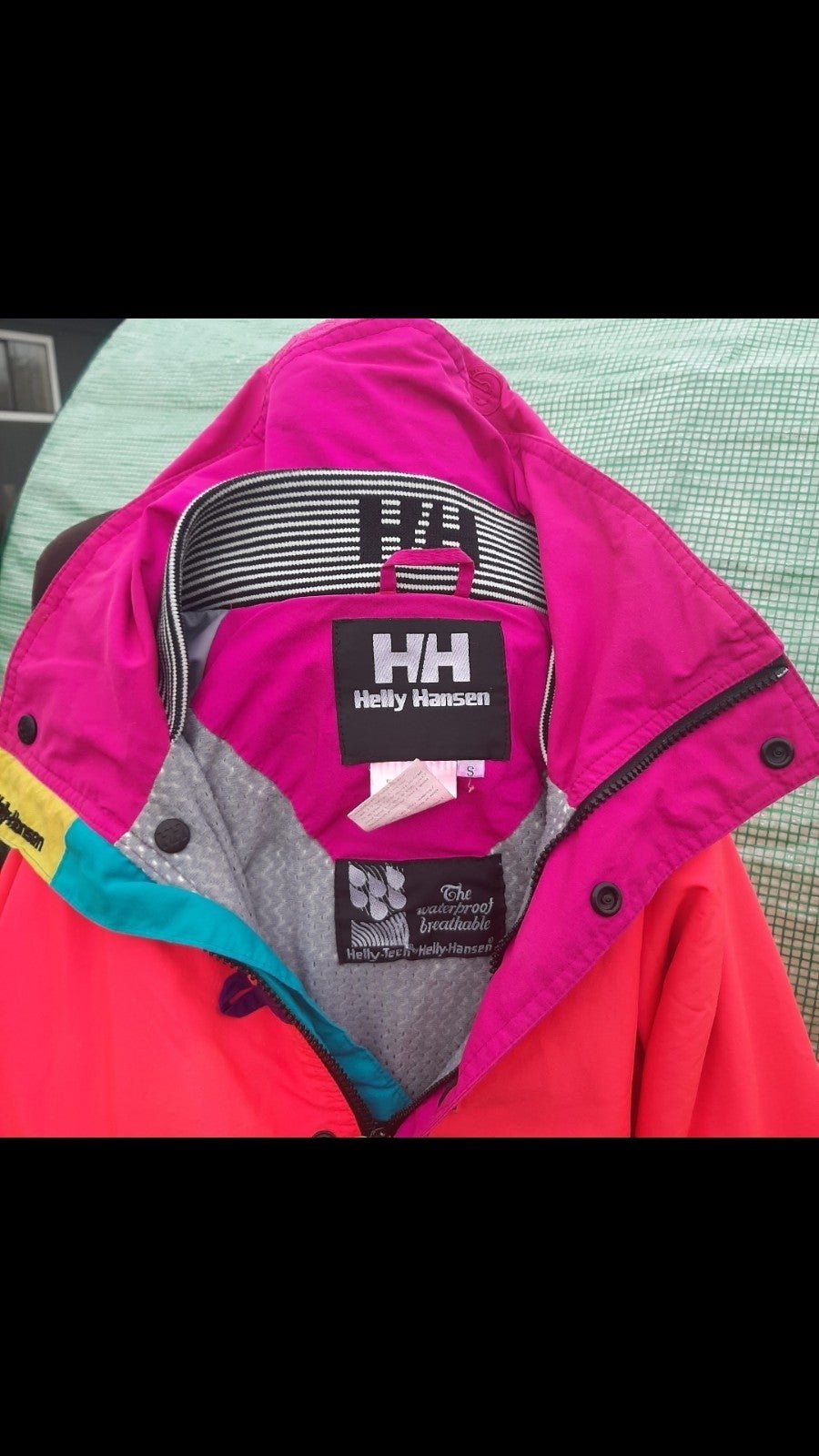 helly hansen jacket RARE color combination half VIP up hoodie