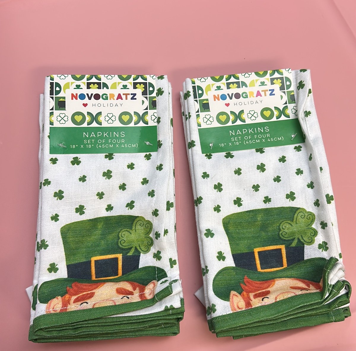 St Patrick’s Lepurchan napkin set