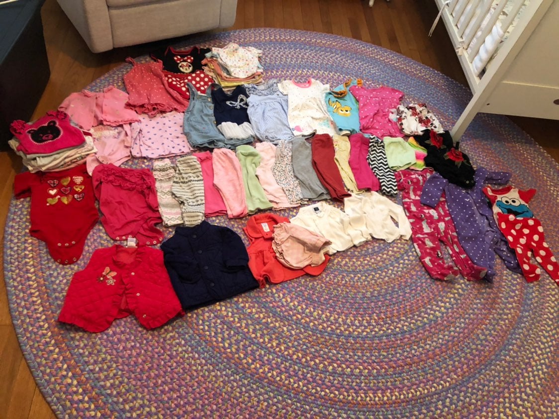 baby girl clothes 3-12 months
