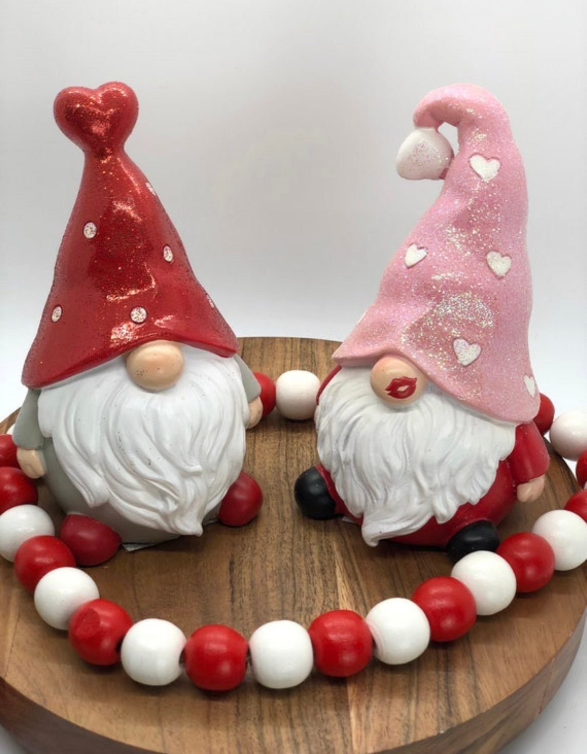Farmhouse valentines day gnome set