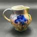 Handmade Linden Hills Pottery LHP Iris Sunrise Flowers Jug Pitcher Kitchenware