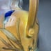 Handmade Linden Hills Pottery LHP Iris Sunrise Flowers Jug Pitcher Kitchenware