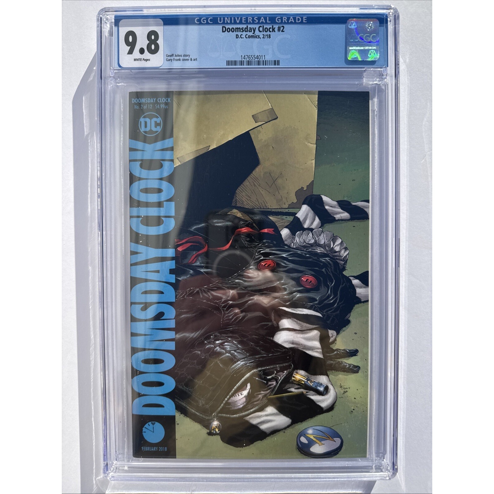 DOOMSDAY Clock 2 : High-Grade CGC 9.8 Slab. DC Comic Book. Watchmen