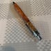 Brand New Unused Kobo Wedge, Rosewood with Red and White Stripes, Ambonia Rosewood Ballpoint Pen