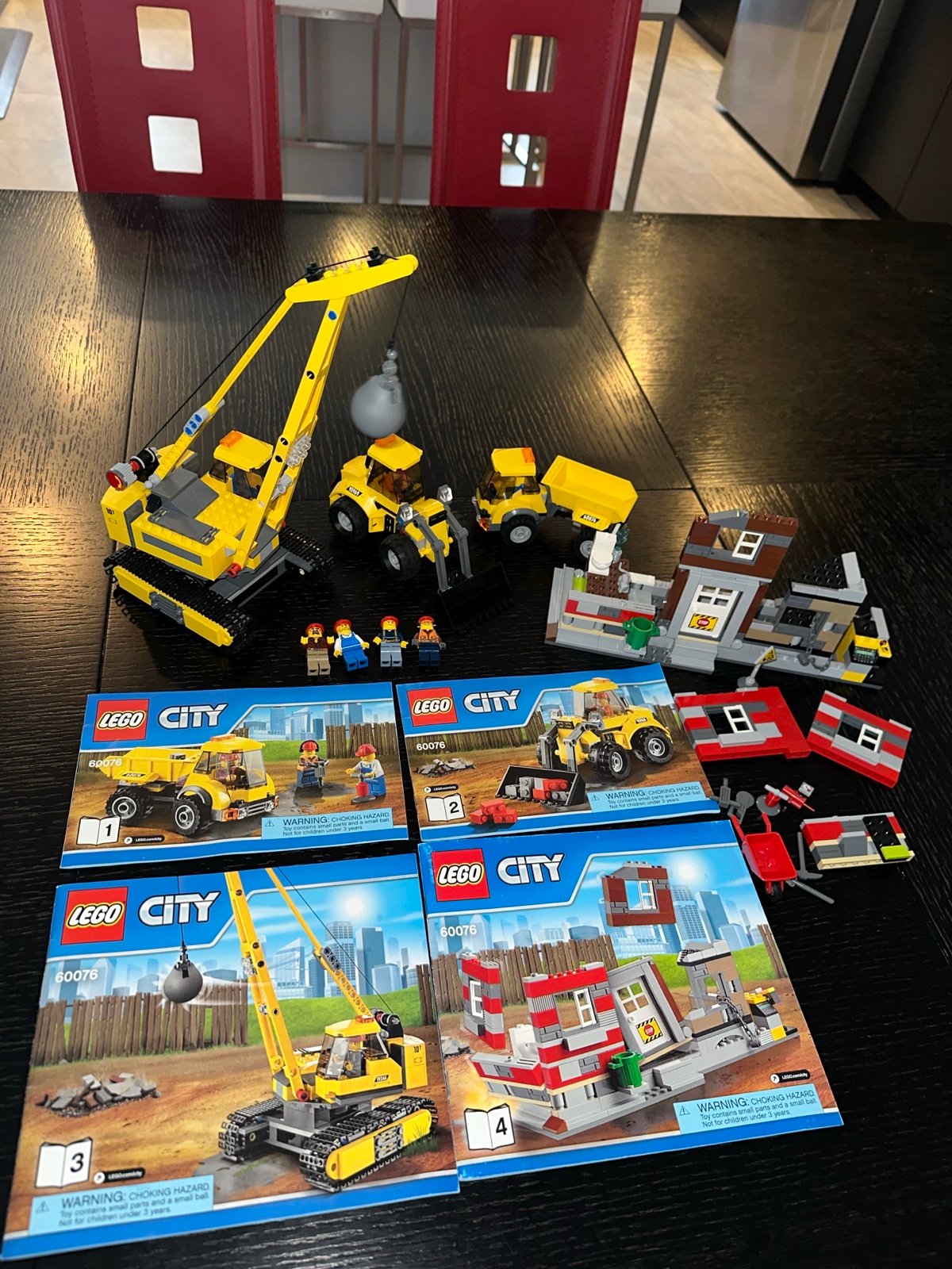LEGO City Demolition Site 60076 Complete, W/Instructions, Retired, Construction