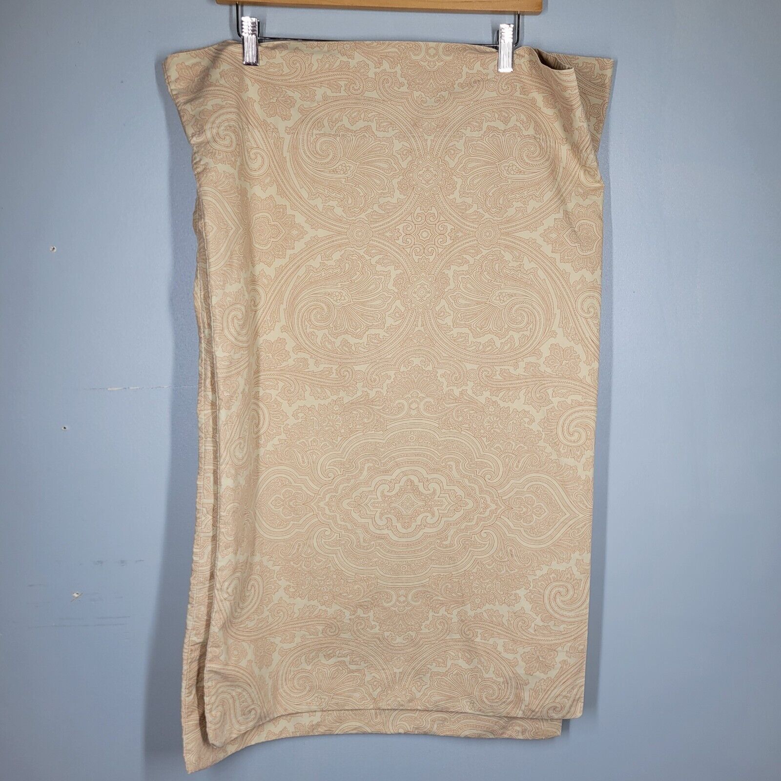 Lauren Ralph Lauren Tan Cream Coral Paisley Medallion Standard Pillowcase Set 2