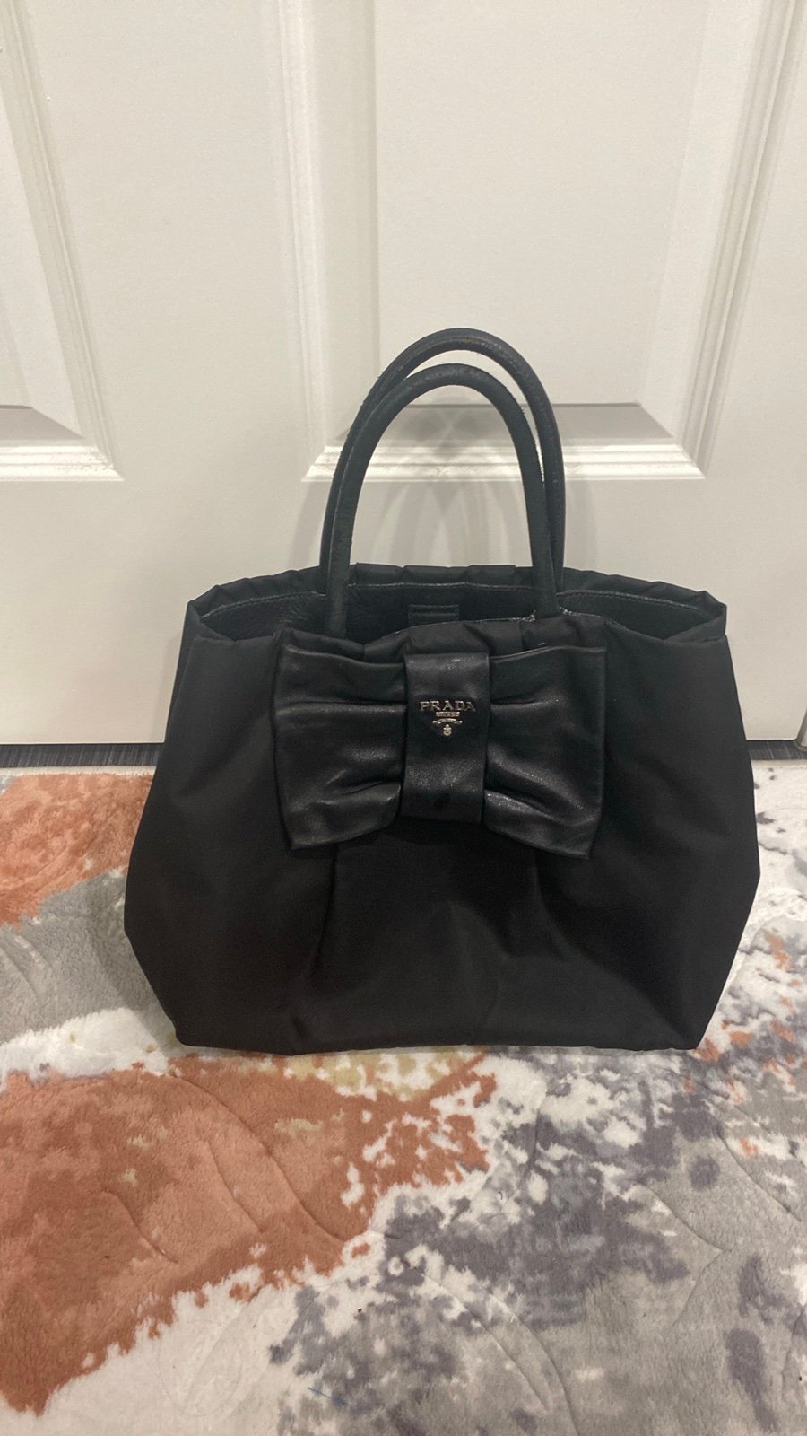 Prada nylon tote bags