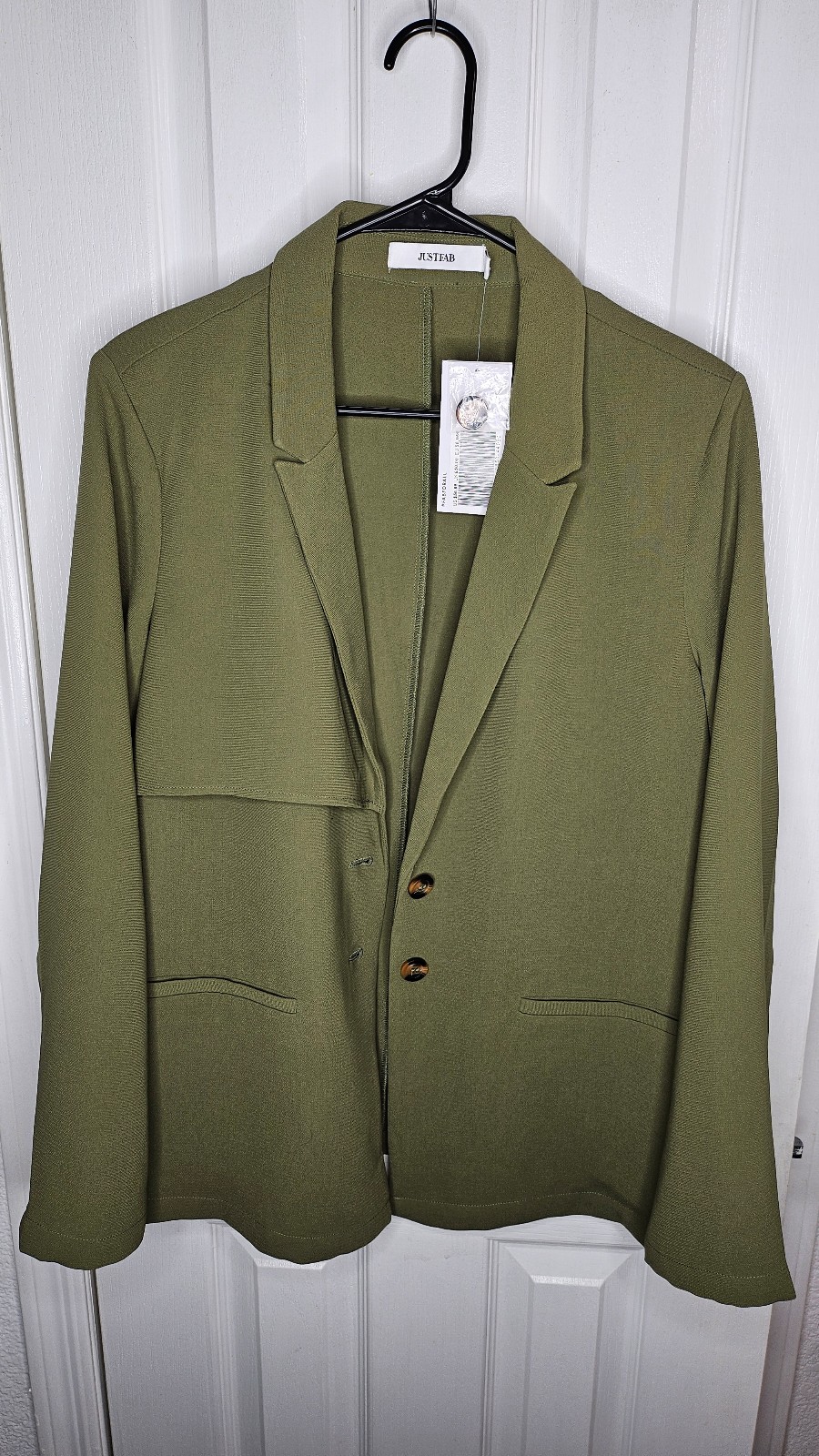 Justfab trench blazer olive xl