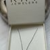 Kay Jewelers sterling silver and floating diamond pendant and necklace
