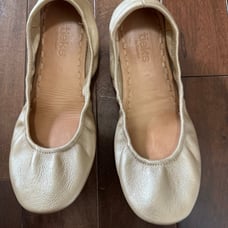 Tieks Metallic Champagne size 8