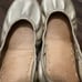 Tieks Metallic Champagne size 8