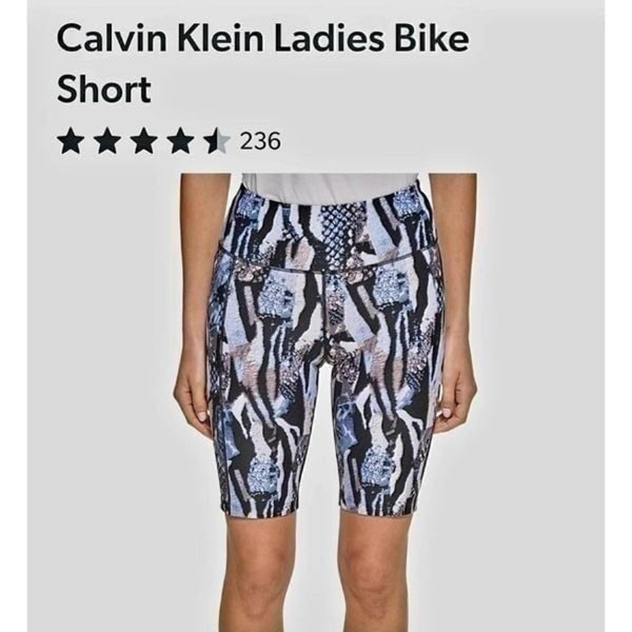 NWT WOMENS CALVIN KLEIN BIKE SHORTS
