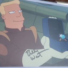 JSA BILLY WEST FUTURAMA 8X10 W/COA