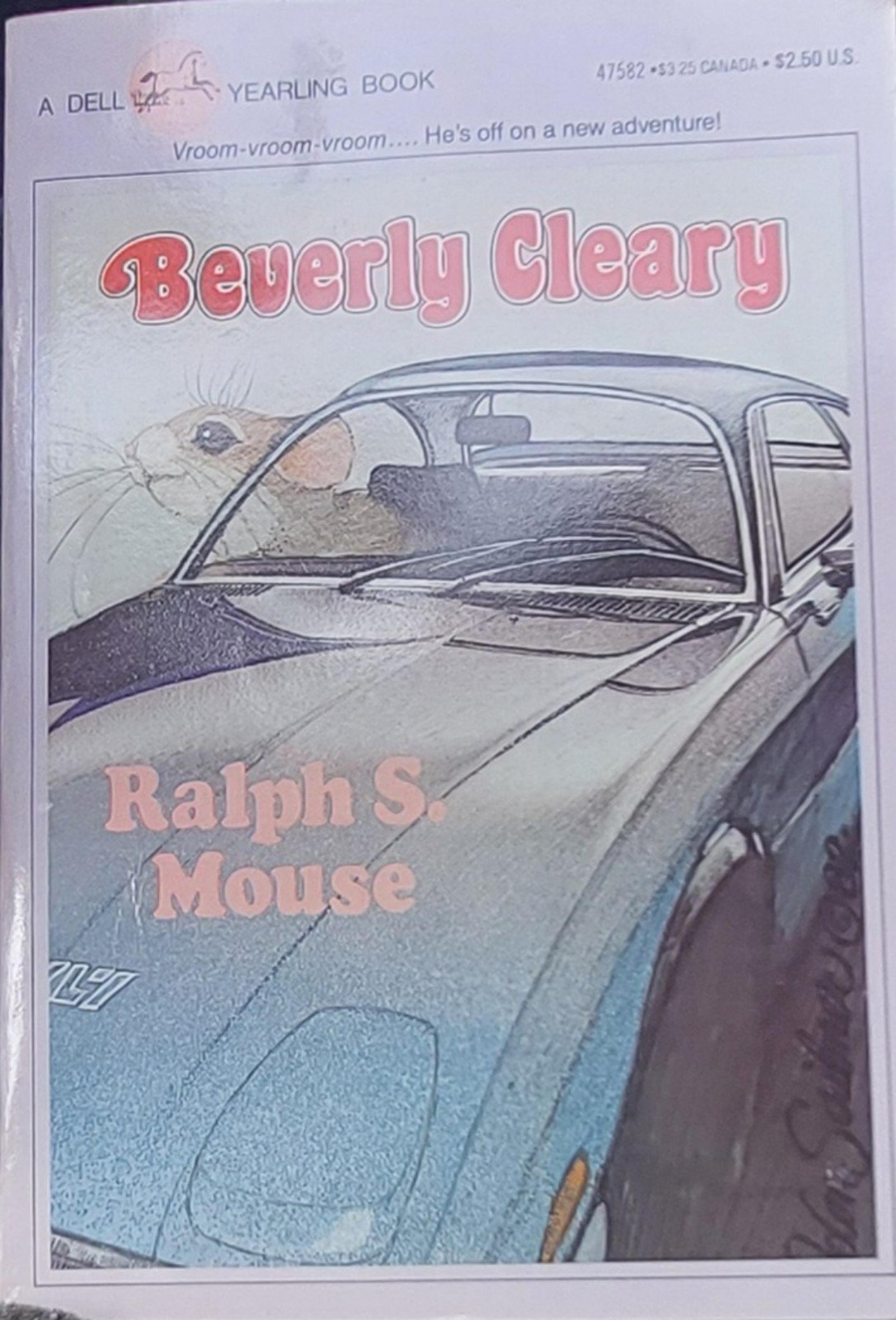 Vintage 1982 Ralph S. Mouse By Beverley Cleary Softcover Children's Book