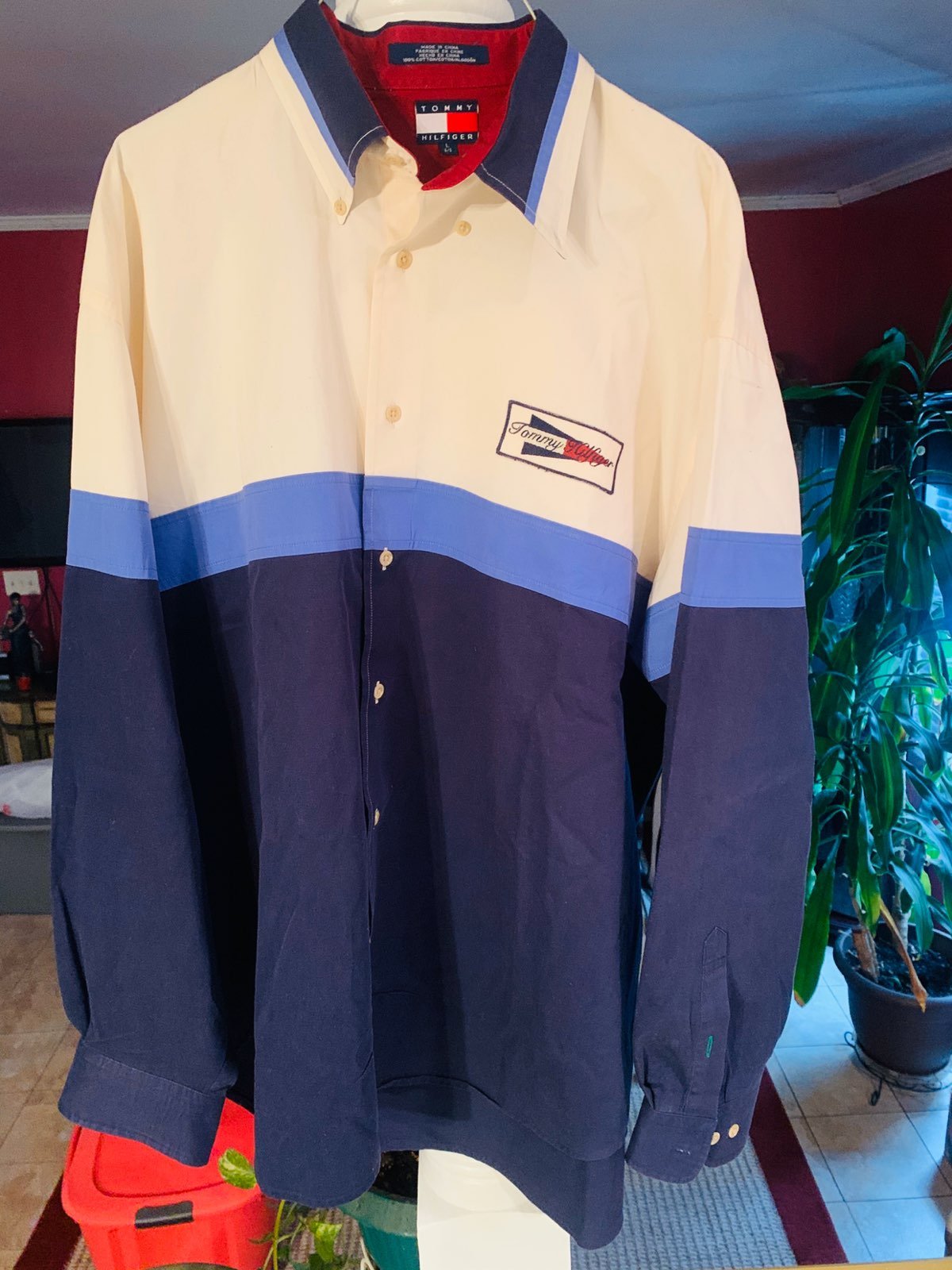 vintage Tommy Hilfiger Flag Long Sleeve