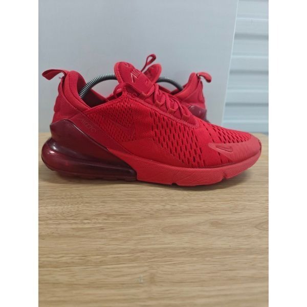 Nike Air Max 270 Triple Red Men's Running Shoes Size 10.5