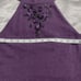 URCHIN MARK EISEN PURPLE STUNNING HALTER SILK CASHMERE KNIT TOP SZ L