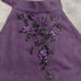 URCHIN MARK EISEN PURPLE STUNNING HALTER SILK CASHMERE KNIT TOP SZ L
