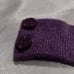 URCHIN MARK EISEN PURPLE STUNNING HALTER SILK CASHMERE KNIT TOP SZ L