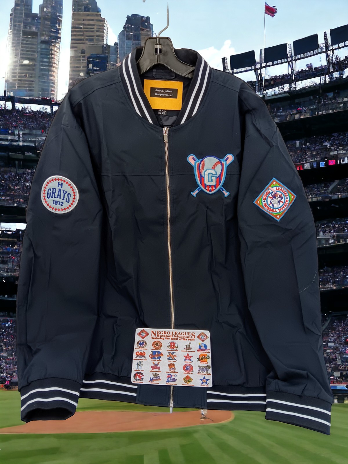Lightweight, Limited Edition National Negro League Bomber Jacket