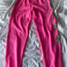Aviator Nation Women Bolt Sweatpants Neon Pink