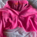 Aviator Nation Women Bolt Sweatpants Neon Pink