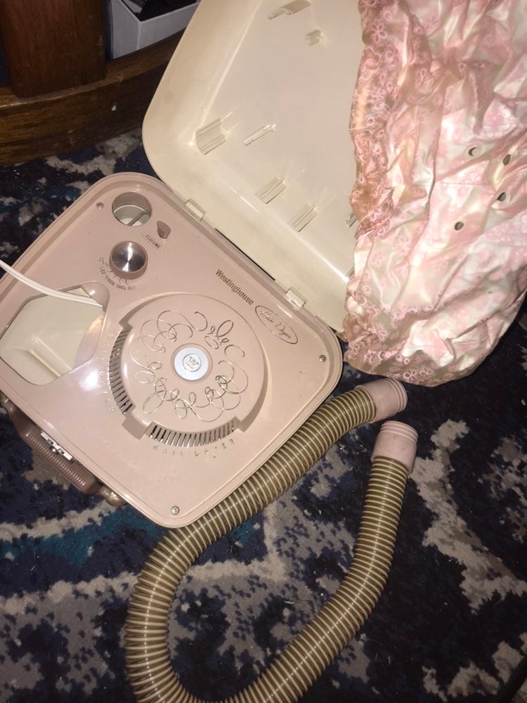 Westinghouse Pink Portable Hair & Nail Dryer 1960