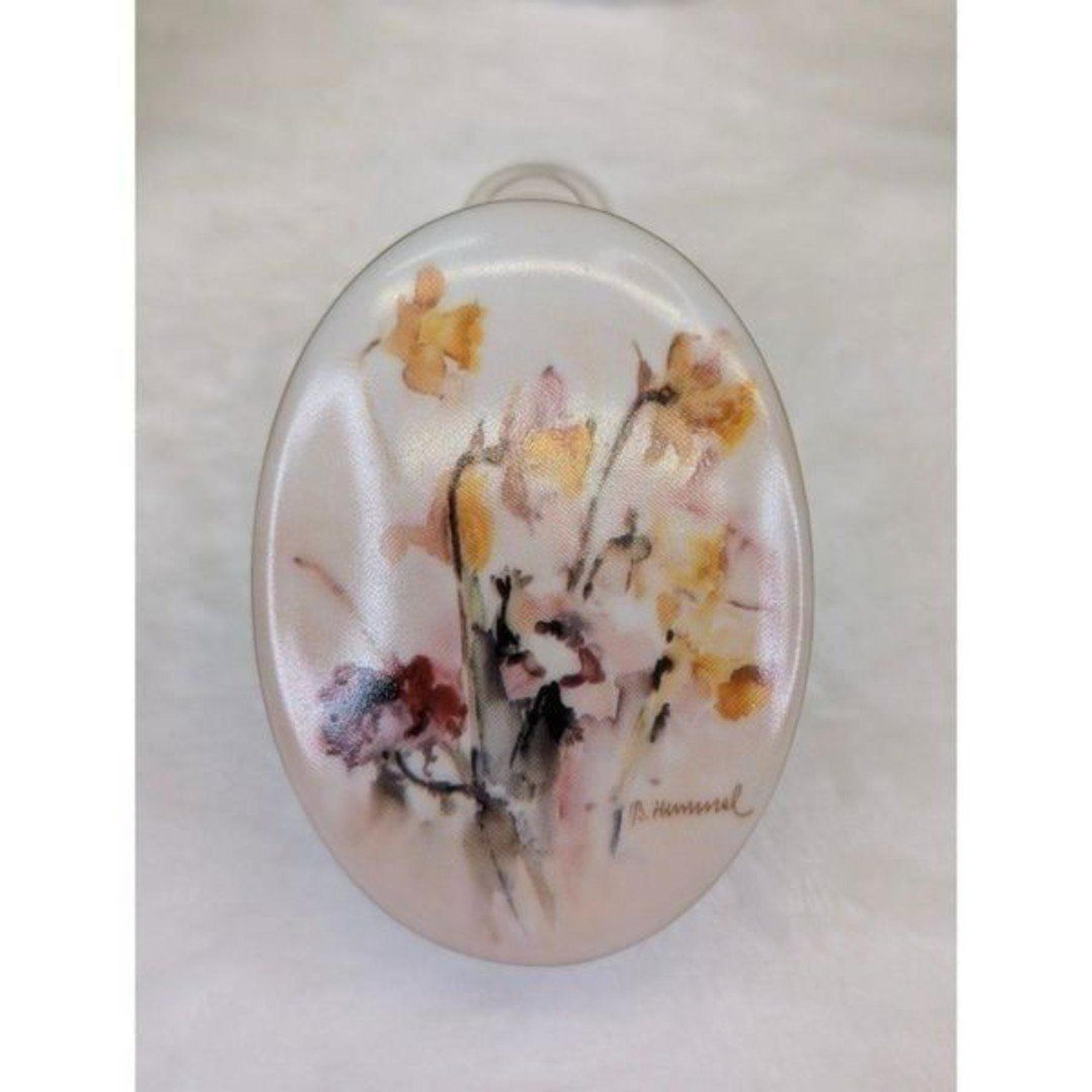 Vintage Goebel Berta Hummel Gallery Daffodils and Anemones Numbered Trinket Box