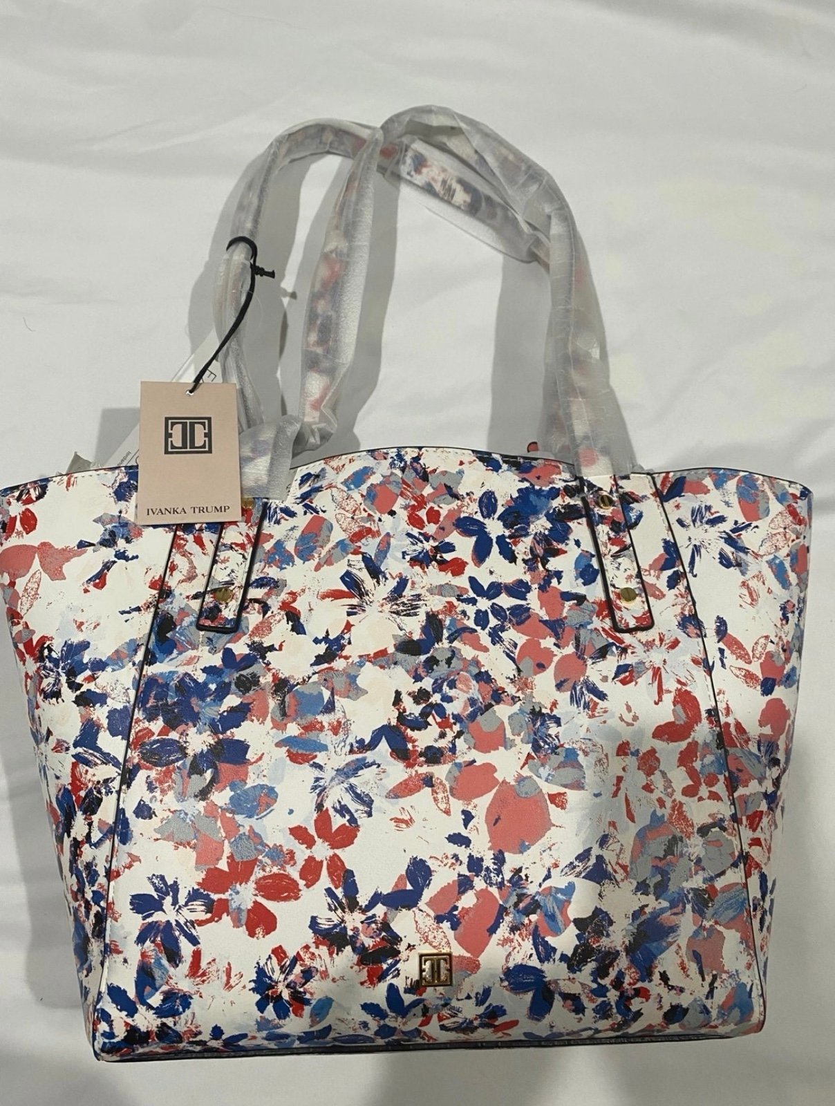 Ivanka Trump floral tote bag