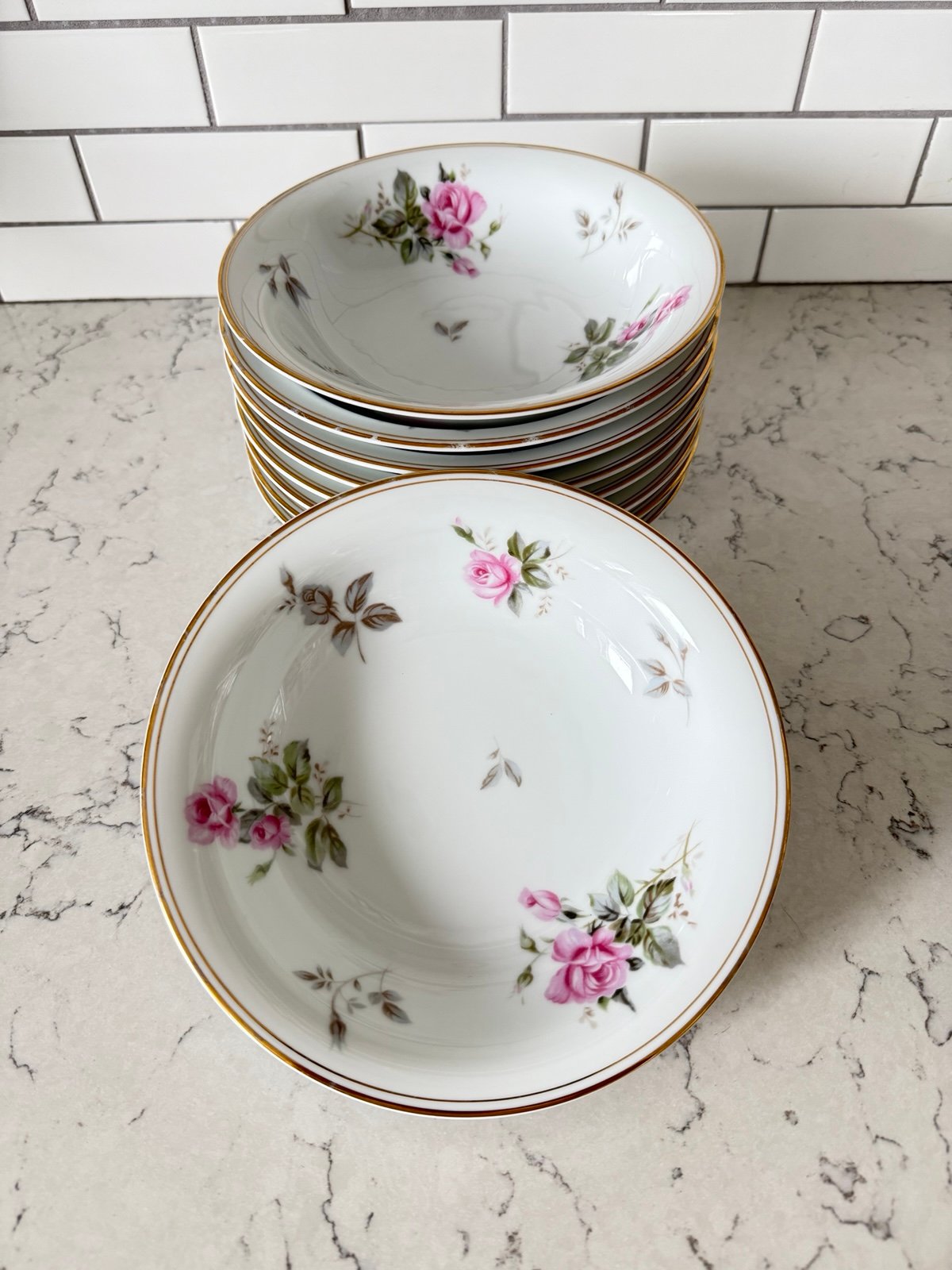 Vintage Noritake Rosa bowls