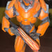 Halo Reach orange Elite in great cond, complete with helmet and concussion rifle