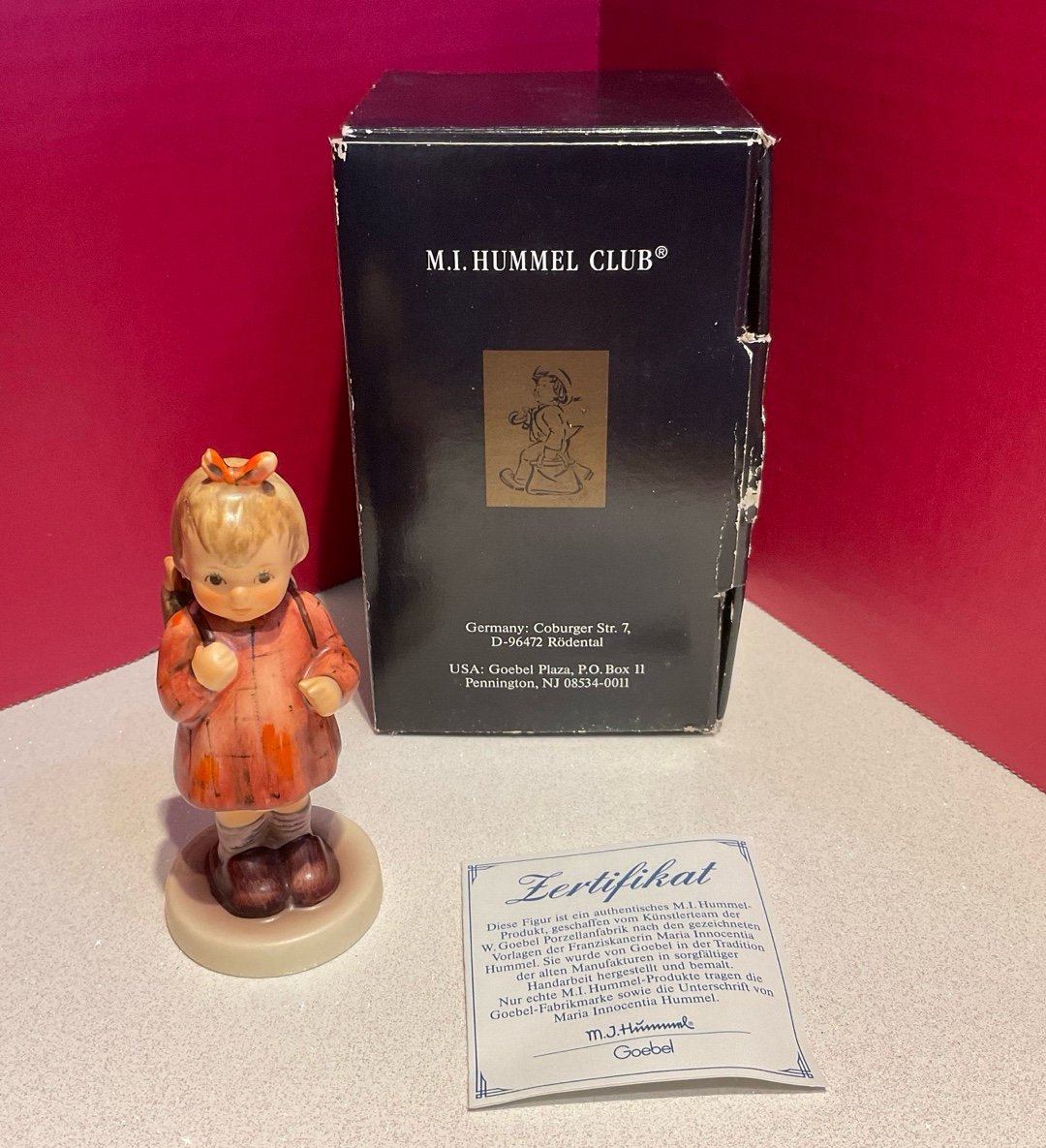 GOEBEL M.I. HUMMEL “ WHAT’S THAT” #1039 Hum 488 Club Edition