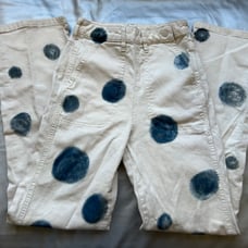 WYLLIS - LEONARD PAINTED DENIM Limited edition, hand-painted