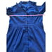 Eileen Fisher - 3/4 Sleeve Button Down Dress in Cobalt Blue - XL