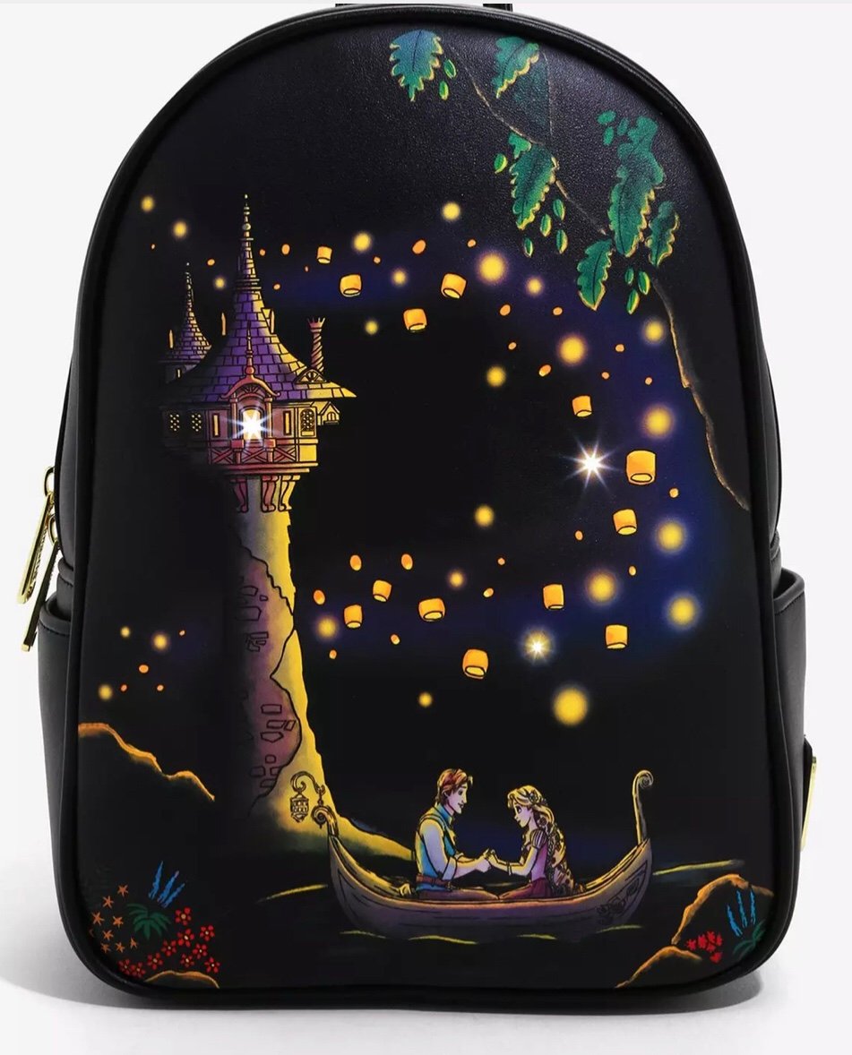 Loungefly Disney Tangled Lanterns Light-Up Mini Backpack