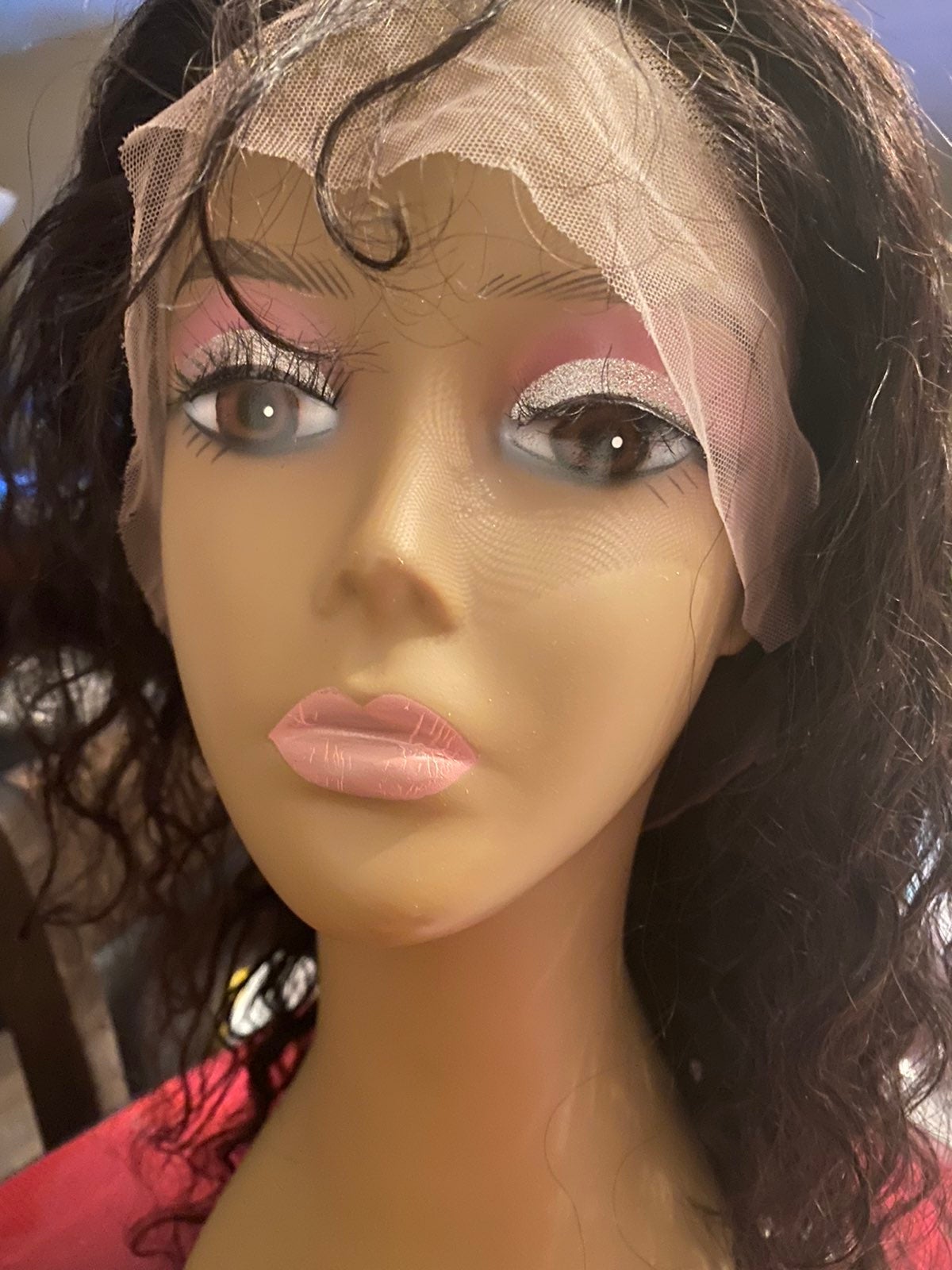 Lace front wig