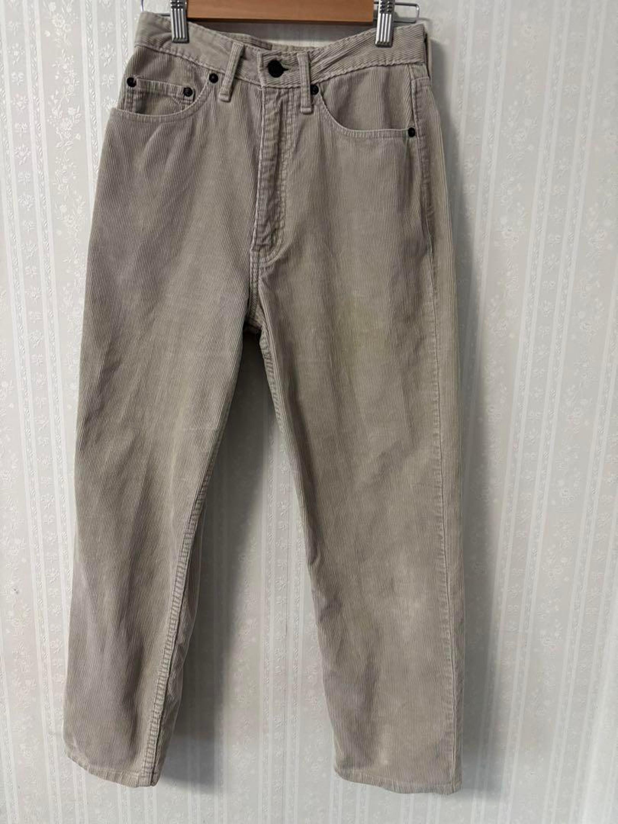 Livis W515 -15 Women's Corduroy Pants w29 Beige
