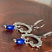 Carolyn Pollack sterling silver lapis earrings