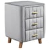 3 Drawers Modern Wood Nightstand-SAHNDJKL2D