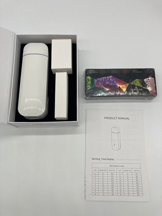 Essential Oil Diffuser w/Stellar Naturals Organic Essential Oils *BRAND NEW