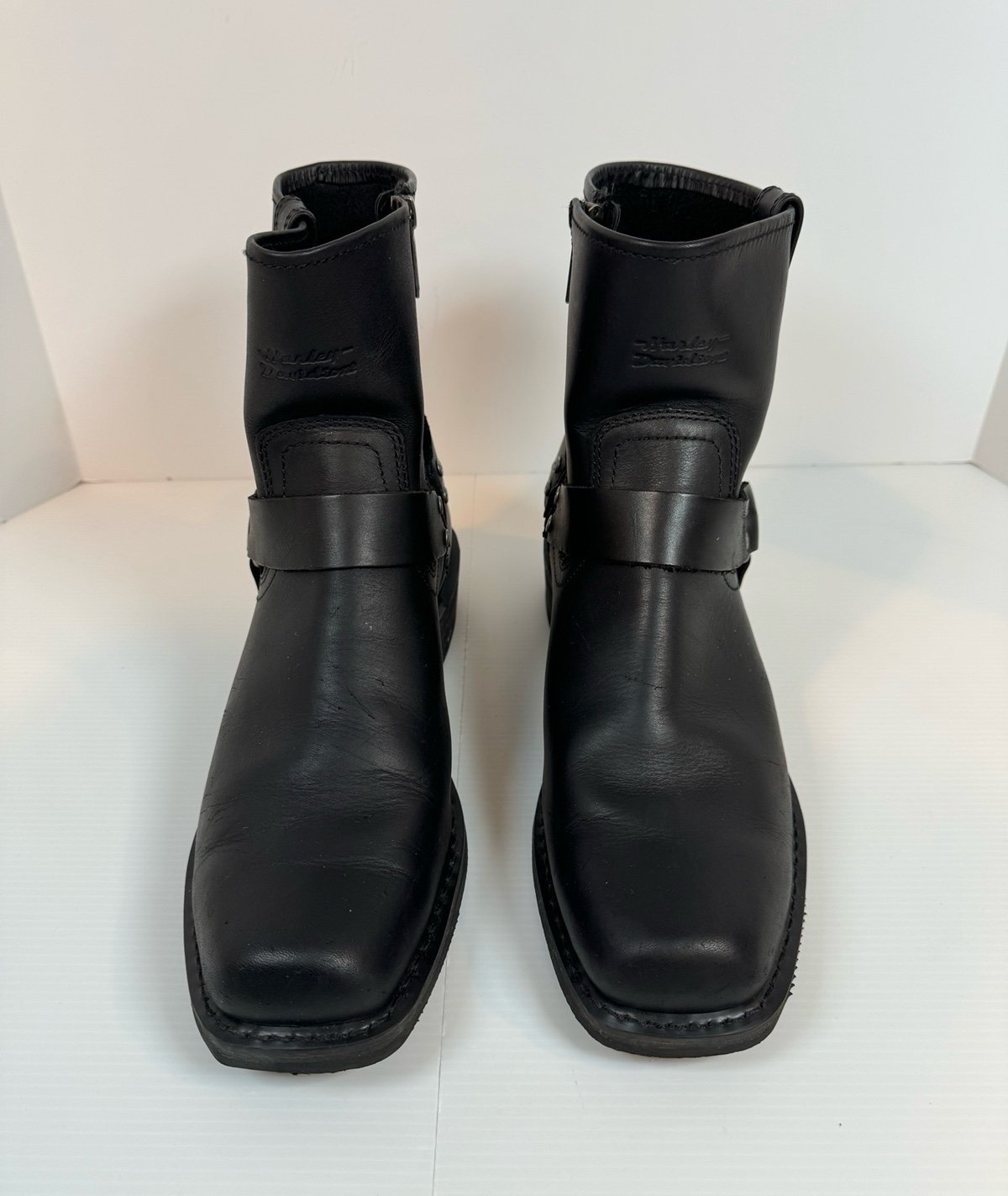 Harley Davidson Boots Mens 11.5 W Black Leather Harness Riding 7 El Paso #94422