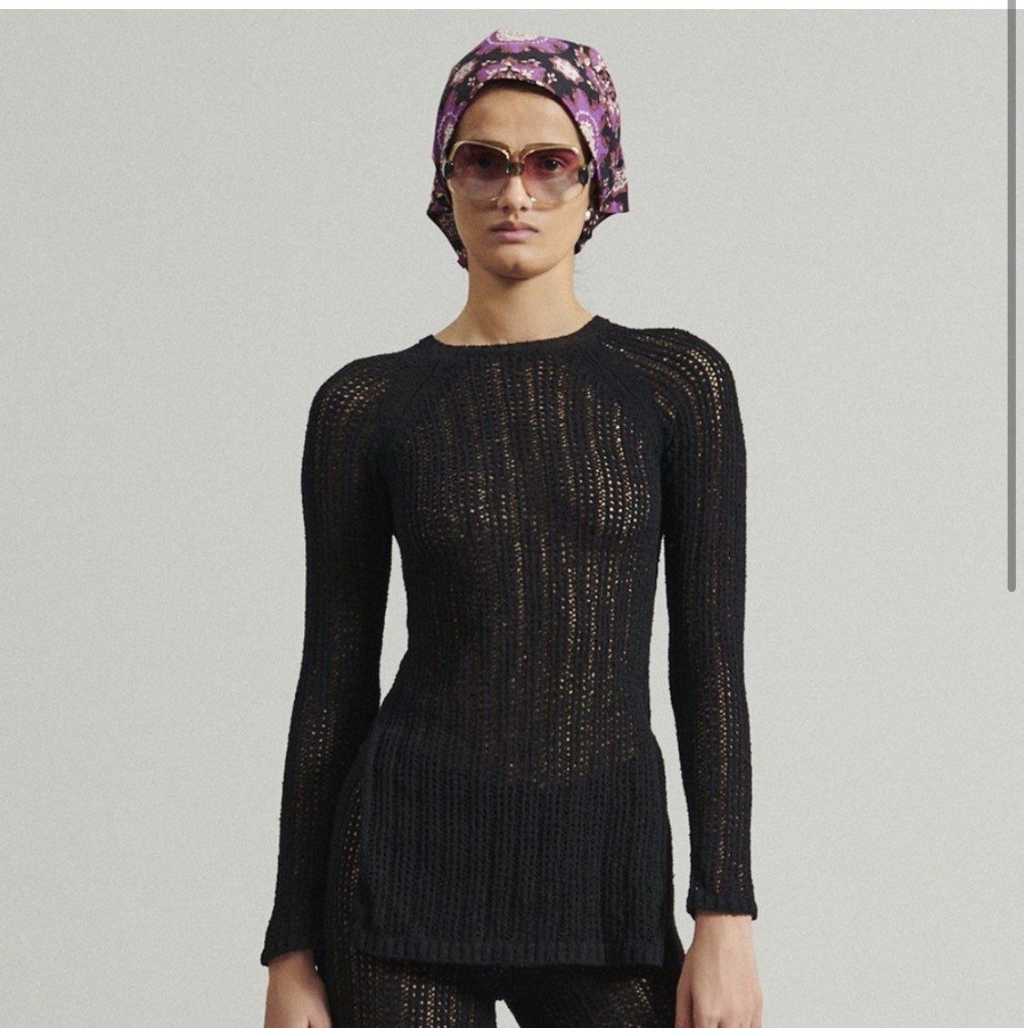 Rachel Comey New with Tags Marjo Crochet Knit Tunic Sweater